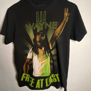 VTG Lil Wayne “free at last” t-shirt